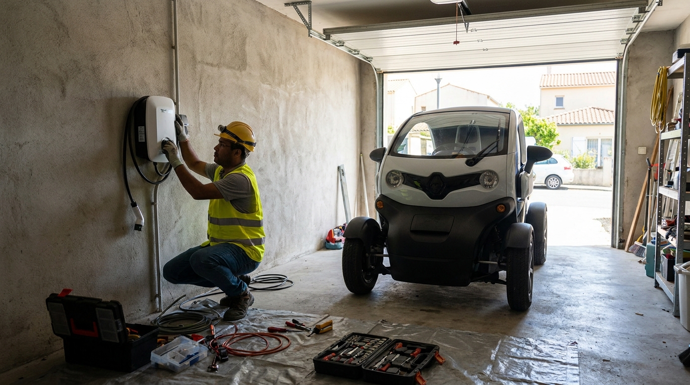 Instalacao de carregador de carro eletrico profissional em Viamão‑RS
