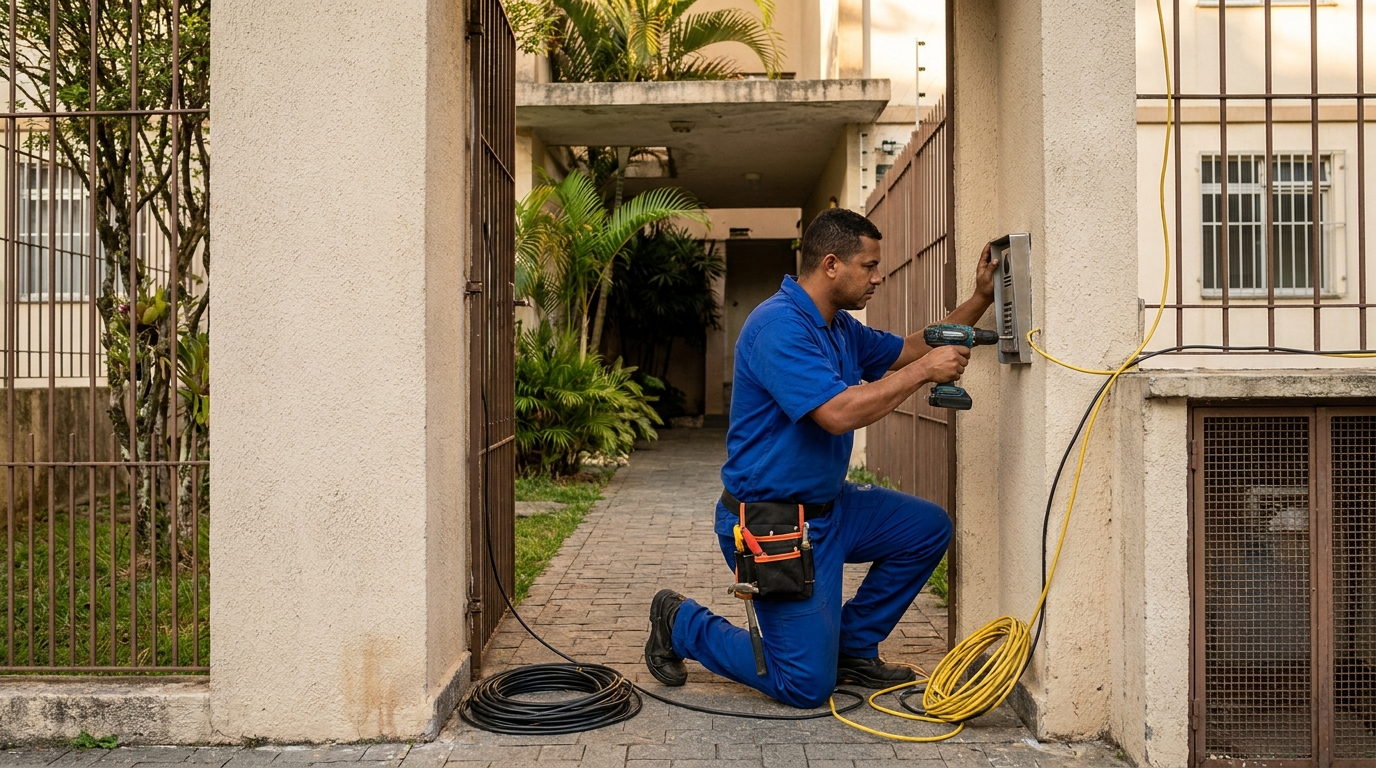 Instalacao de interfone profissional em Viamão‑RS